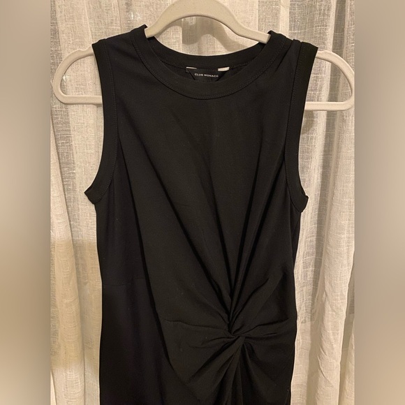 Club Monaco Black Classic Front Cinched Dress - Picture 2 of 3